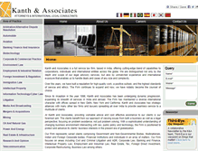 Tablet Screenshot of kanthandassociates.com